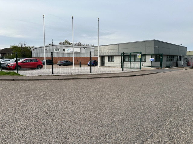 Exterior Photo of new Reception Area and Visitor Parking